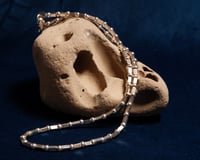 Image 2 of Vintage Sterling  Beaded Necklace 