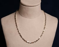 Image 3 of Vintage Sterling  Beaded Necklace 