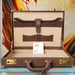 Image of Vtg Gucci Brown Monogram Briefcase.