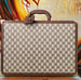 Image of Vtg Gucci Brown Monogram Briefcase.