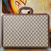 Image of Vtg Gucci Brown Monogram Briefcase.