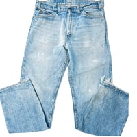 Image 4 of Men's Levi's 509 Vintage 86 Orange tab jeans , SZ 36/34 (actual SZ 34/32) med wash 