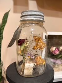 Image 1 of Mexican Onyx Floral Jar