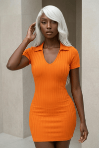 Tangerine Muse Dress