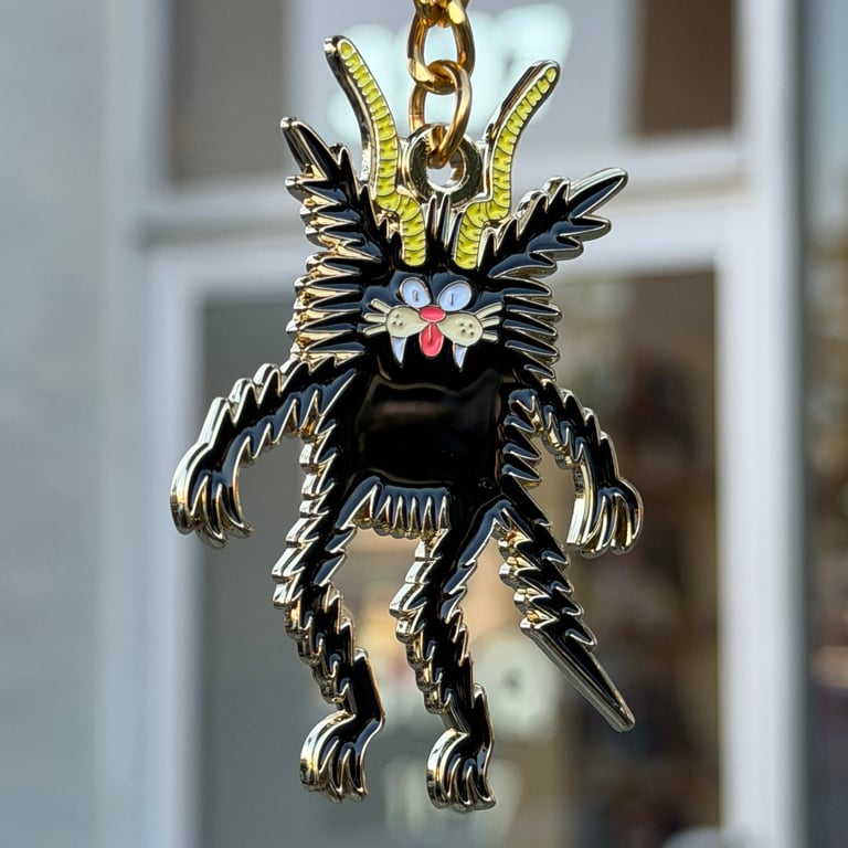 Bayd Cat Keychain by Jay Howell
