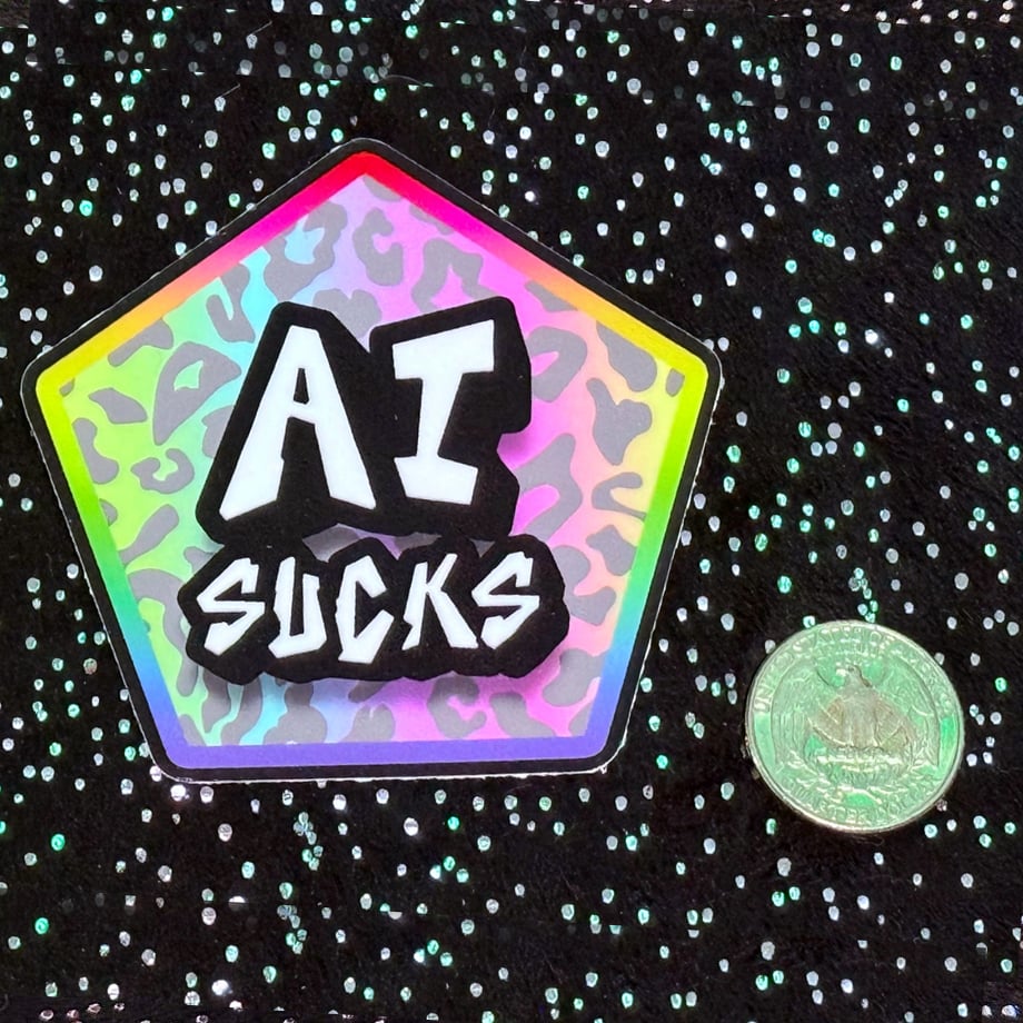 Image of Sticker: AI sucks