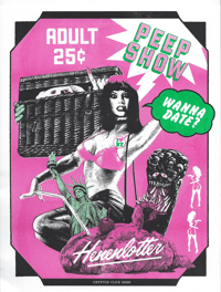 Image 2 of Frank Henenlotter Triple Feature (Basket Case, Frankenhooker, Brain Damage) Risograph Print (8.5x11)