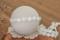 Image 1 of Mohair Tieback 225 - White