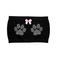 Image 2 of PUP SLUT RHINESTONE TUBE TOP SET