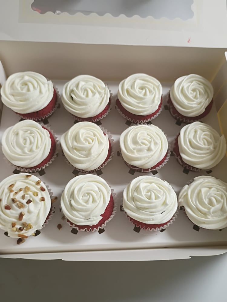 Image of Red Velvet Cupcakes 1 dozen 