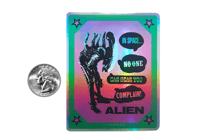 Image 2 of Alien 1979 Complaining Alien Holographic Sticker