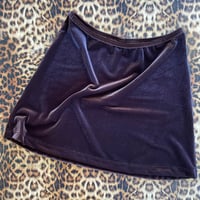 Image 2 of *:･Mini Skirt (long) ☆ Brown Velvet ੈ✩‧₊˚
