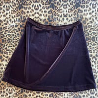 Image 1 of *:･Mini Skirt (long) ☆ Brown Velvet ੈ✩‧₊˚