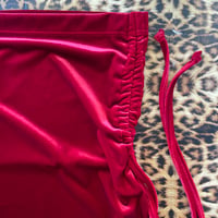 Image 3 of *:･Ruched Crop ☆ Red Velvet ੈ✩‧₊˚