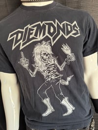 Image 3 of Stevie Rachelle "Stage Worn - Diemonds" men's black tour tee in LRG + FREE CD your choice