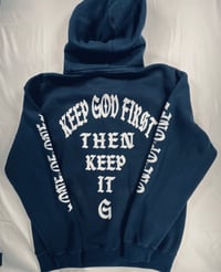 Image 1 of KEEP GOD FIRST VINTAGE BLUE