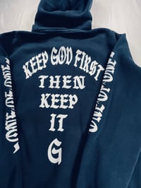 Image 2 of KEEP GOD FIRST VINTAGE BLUE