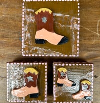 Image 3 of Yee-Haw Cowboy Boot Clay Series 
