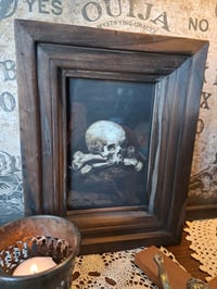 Image 1 of Dark Academia Memento Mori Framed Wall Art | Gothic Home Decor