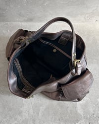Image 7 of METALLIC LEATHER LOBSTER CLASP BAG