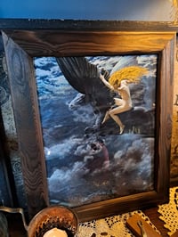 Image 1 of Valkyrie Framed Wall Art | Gothic Viking Mythology Decor