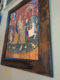 Image 3 of Medieval Lady and Unicorn Framed Wall Art