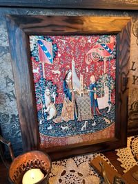 Image 1 of Medieval Lady and Unicorn Framed Wall Art