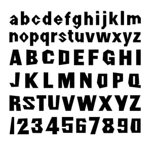 Image of 🪓 Brèche : Une typo qui fissure l’ordre.