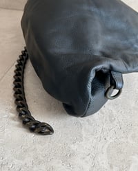 Image 8 of LEATHER BEAD AND CHAIN BAG