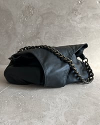 Image 6 of LEATHER BEAD AND CHAIN BAG