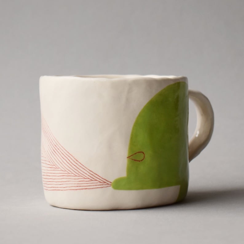 Image of Green Portrait Cup