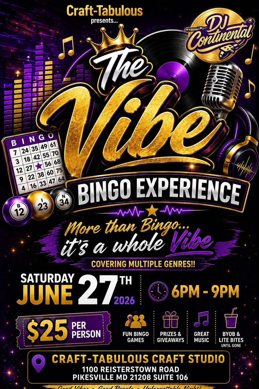 Image of The vibe BINGO Exprience