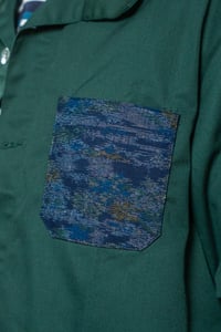 Image 3 of Giacca Upcycling green 1