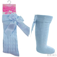 Image 3 of Knee high bow socks 