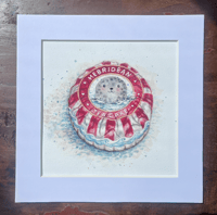 Image 2 of Hebridean Teacake: Seal (Fine Art Giclée Print)