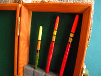 Image 2 of Float box with 3 x Goose Quills