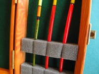 Image 3 of Float box with 3 x Goose Quills