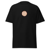 Image 1 of Momo Chest Print Tshirt Black/White