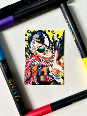 Image of Original Art : SMC Artist proof Cards - Venomized Stan Lee // Shawn Yap