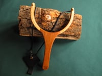 Image 1 of Handmade Mahogany, Ash & Birch bark catapult
