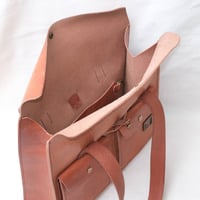 Image 6 of STUDIO LINE Midi Roll Top Work Tote in light brown