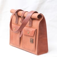 Image 4 of STUDIO LINE Midi Roll Top Work Tote in light brown