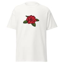 Image 3 of Flower Chest Printed Tshirt Black/White