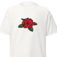 Image 4 of Flower Chest Printed Tshirt Black/White