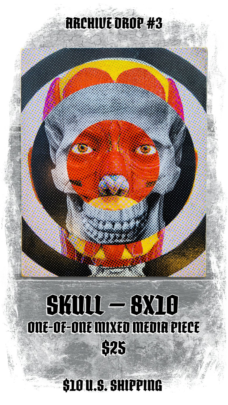 Image of Skull  - One of A Kind Art Piece