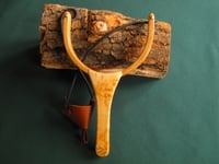 Image 1 of Handmade Oak, Masur birch & birch bark catapult