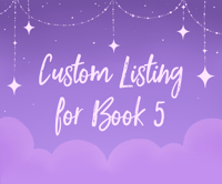 Custom Listing for Cozy Fantasy Book 5