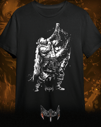 Image 1 of T shirt Freyja - "BLOW THE HORN"