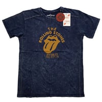The Rolling Stones Unisex T-Shirt: NYC '75 (Navy Blue) I Officially Licenced
