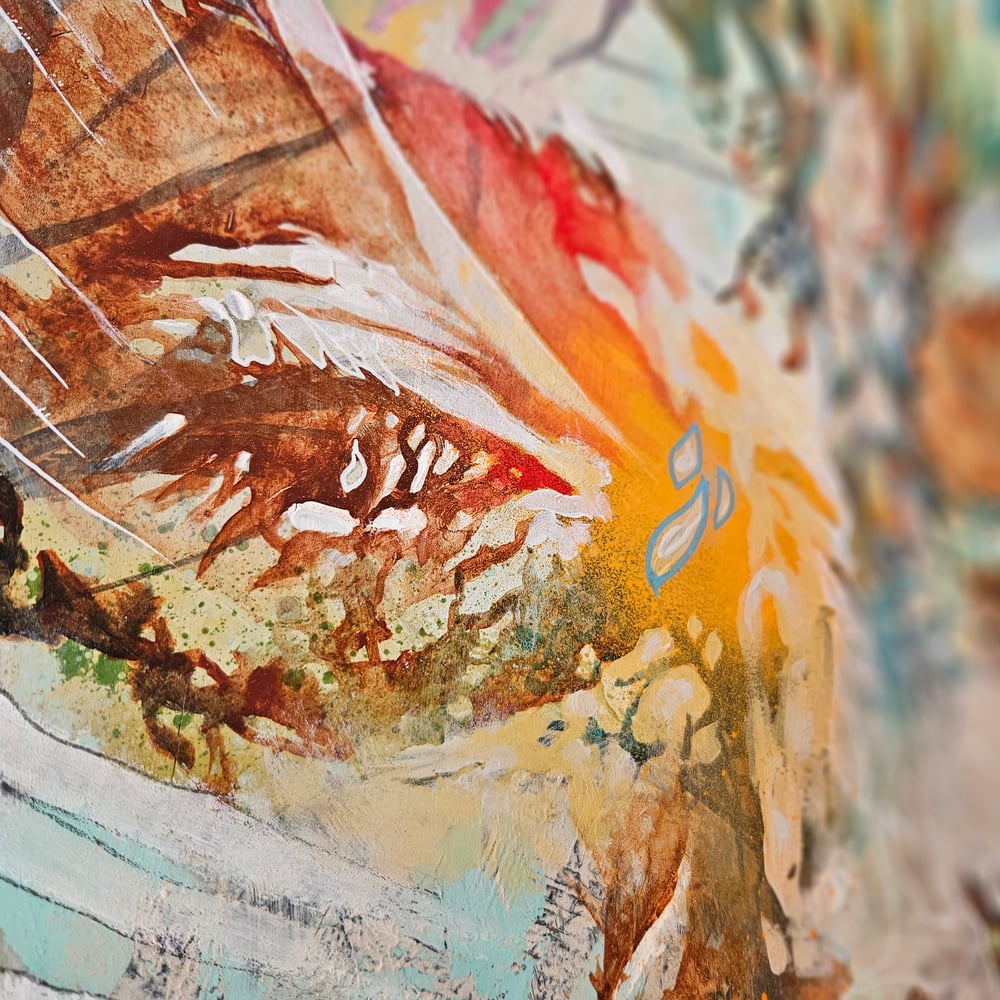"It's The Rhythm Of Life and The Flows Taking Hold" Original Painting